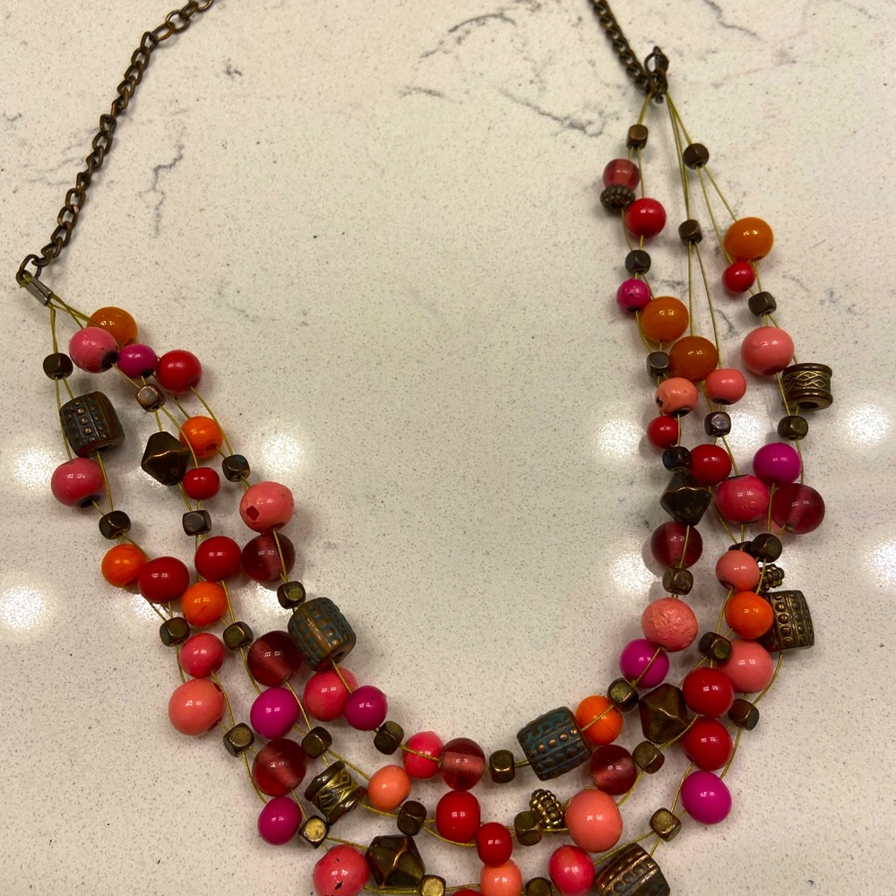 CHUNKY MULTI-STRAND NECKLACE ❤️